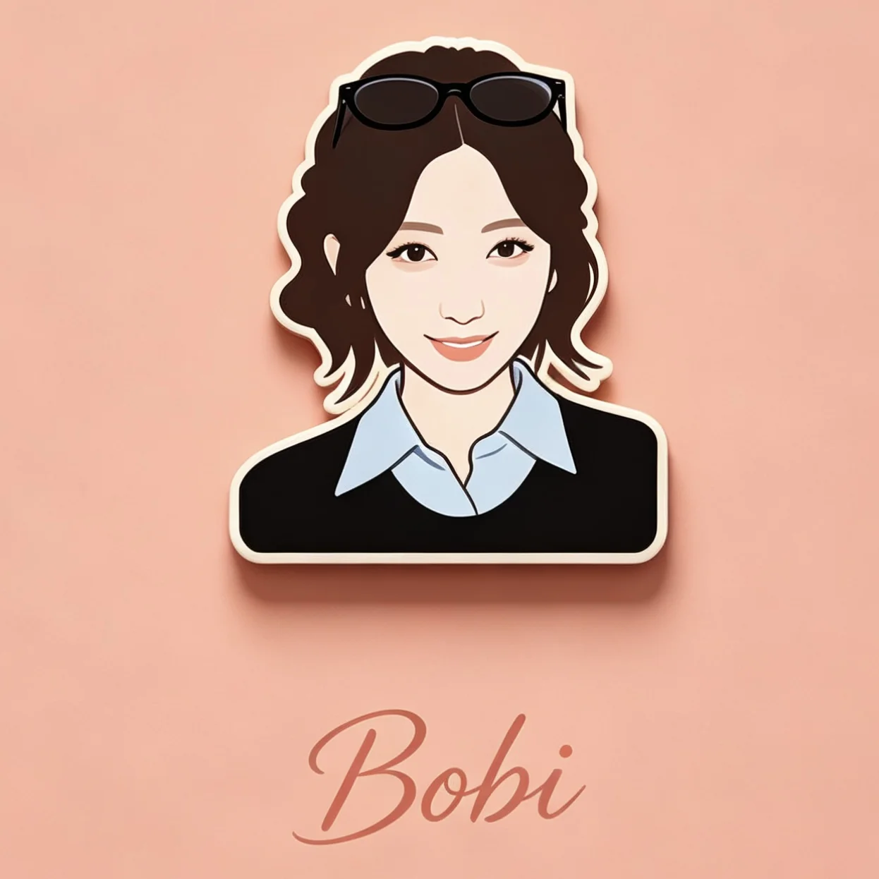 Bobi AI 冰箱贴风格照片效果 1